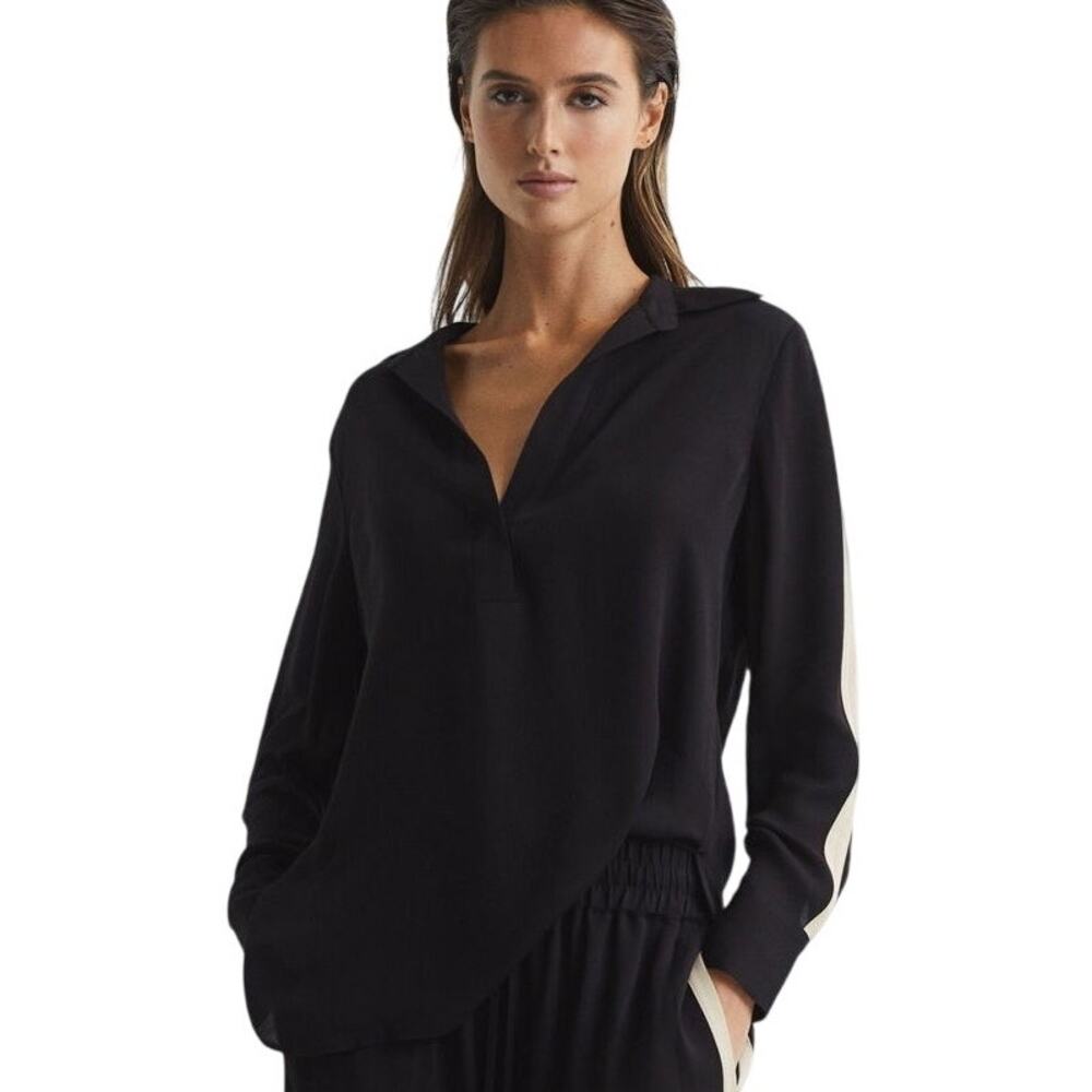 Reiss "Millie" Side Stripe Shirt